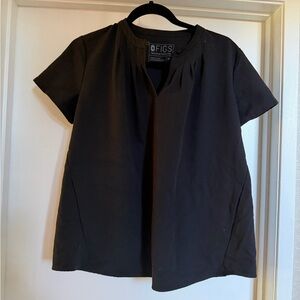 Figs Maternity Women's Black Scrub Top